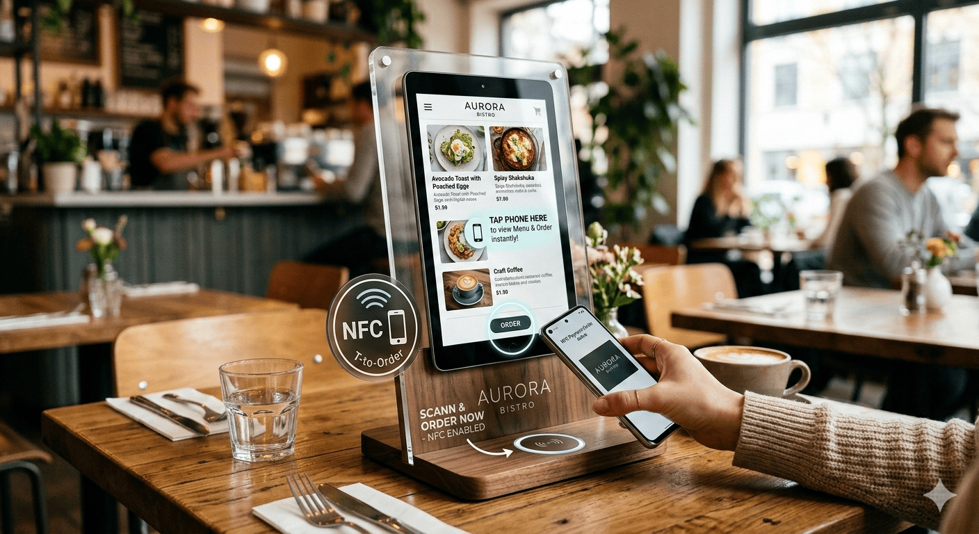 منيوهات ذكية (QR & NFC)